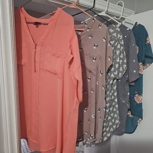 Torrid Harper and Georgette blouses